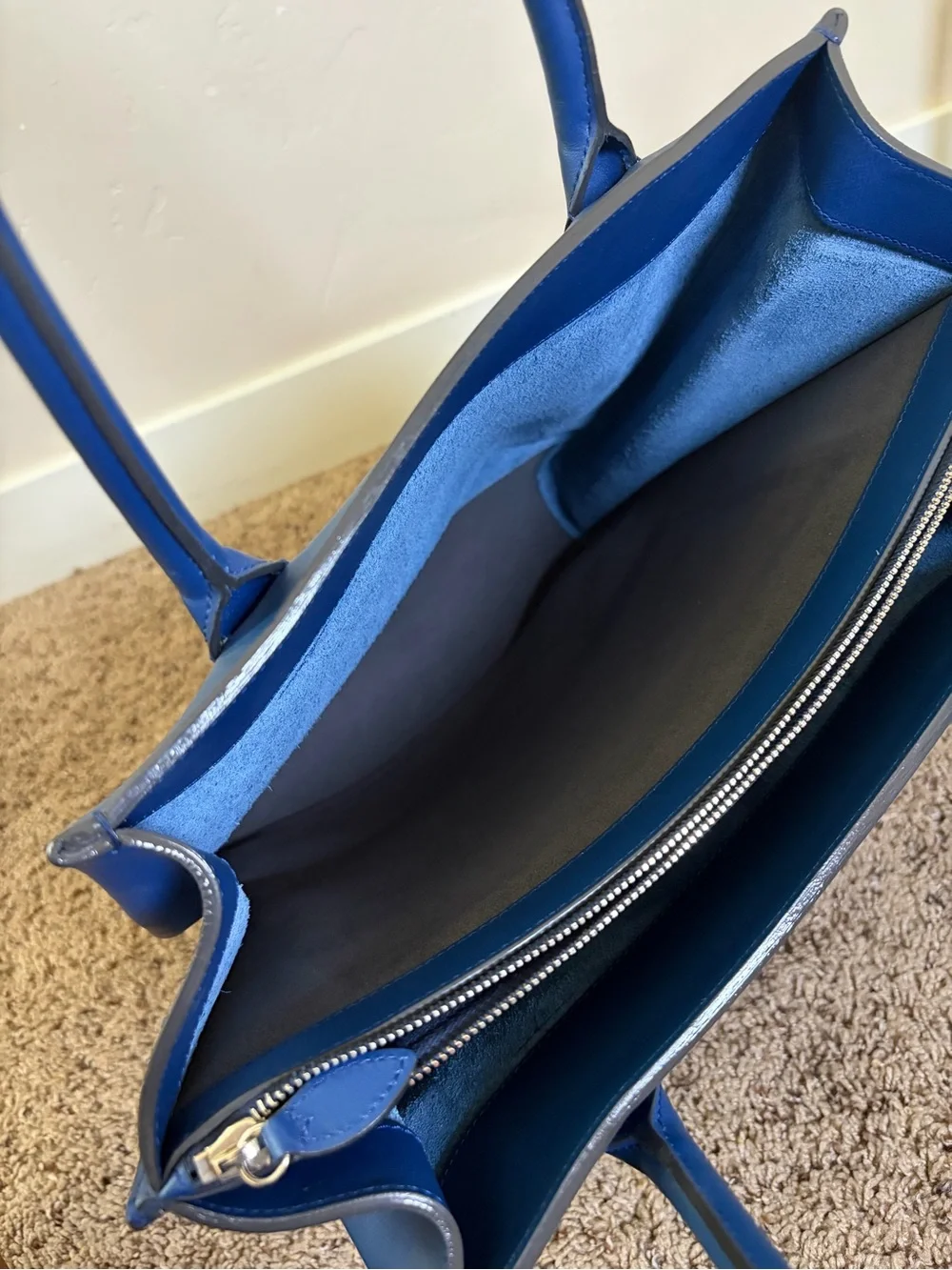 Mulberry Arundel Leather Tote Bag Blue